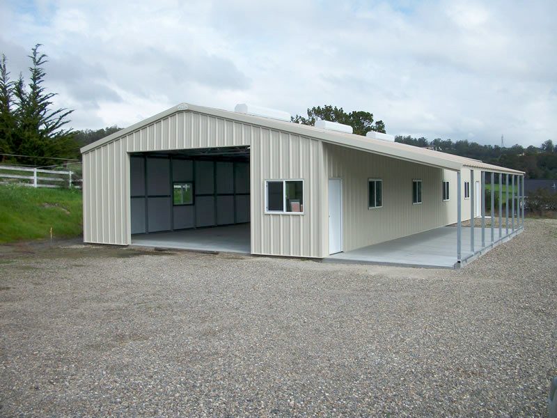 commercial storage shed